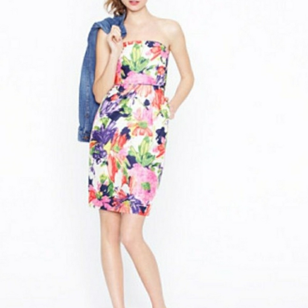 J.crew Ella Dress in Floral Size 12